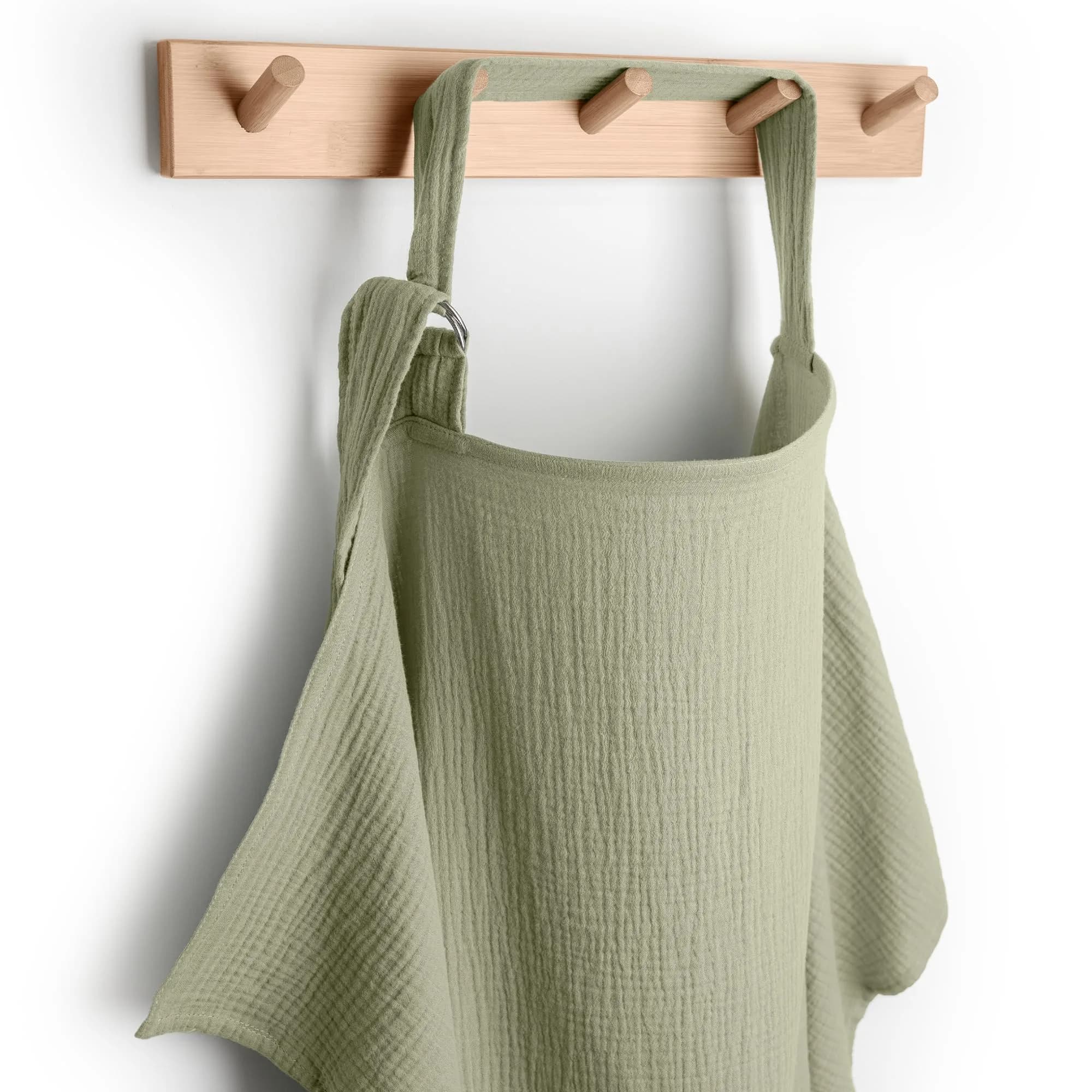 Comfy Cubs Muslin Nursing Cover Cedar | Soft & Breathable 100% Muslin Cotton for Breastfeeding — Sage