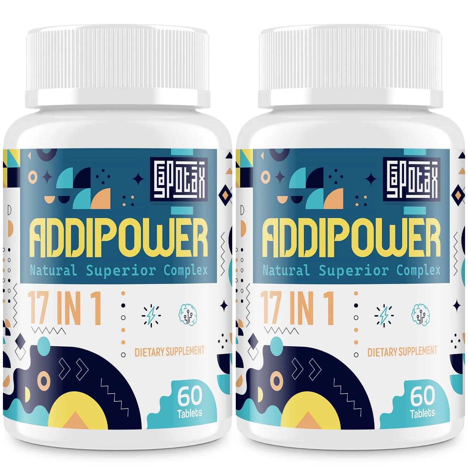Sapotax 17-in-1 Brain Supplement for Memory & Focus | Nootropic with Herbal Extracts, Vitamins & Amino Acids (120 Tablets)