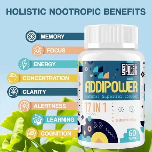 Sapotax 17-in-1 Brain Supplement for Memory & Focus | Nootropic with Herbal Extracts, Vitamins & Amino Acids (120 Tablets) thumbnail 4