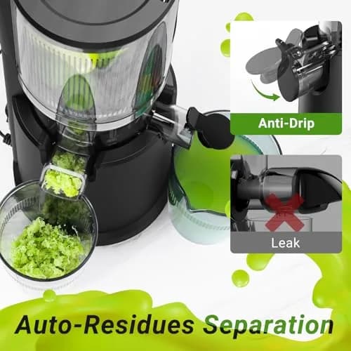 AAOBOSI Slow Cold Press Juicer Machine 54oz | 7-Stage Masticating Technology for Nutrient-Rich Juice thumbnail 7