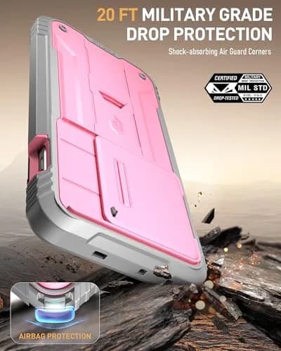 Poetic Revolution Case for OnePlus 13 5G | Full Body Shockproof with Slide Camera Cover & Screen Protector, Pink thumbnail 6
