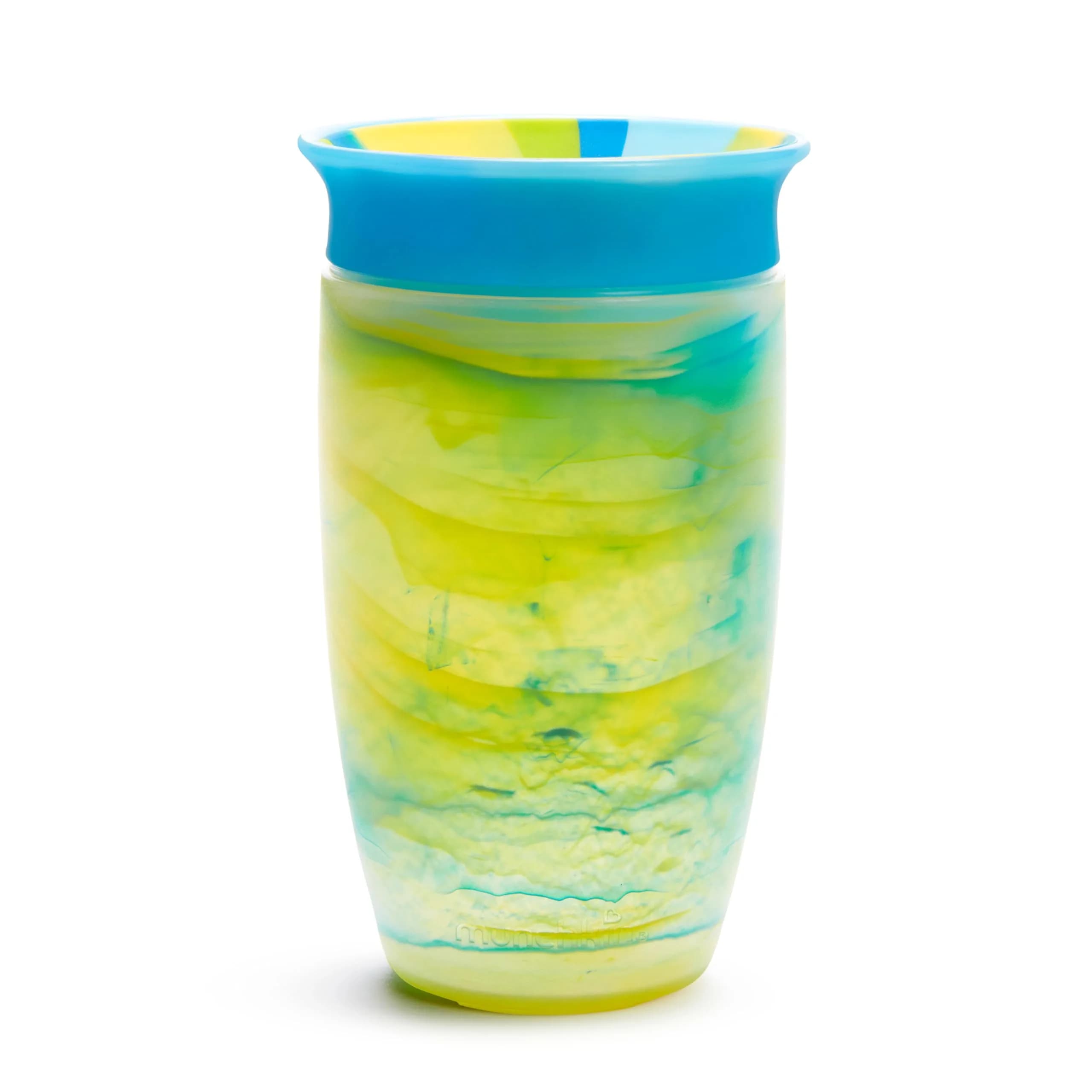 Munchkin Miracle 360 Tropical Swirl Sippy Cup 296ml (10oz) 2-Pack | Dentist-Recommended Spoutless Design - main product image