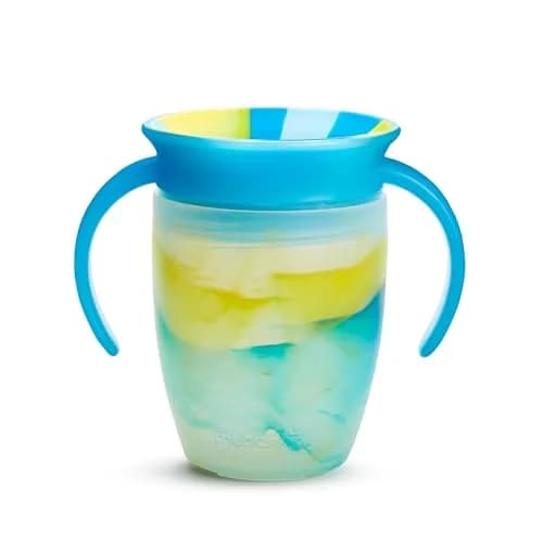 Munchkin Miracle 360 Sippy Cup for 6 Month Old | Spill Proof Baby & Toddler Cups with Handles (200ml) thumbnail 1