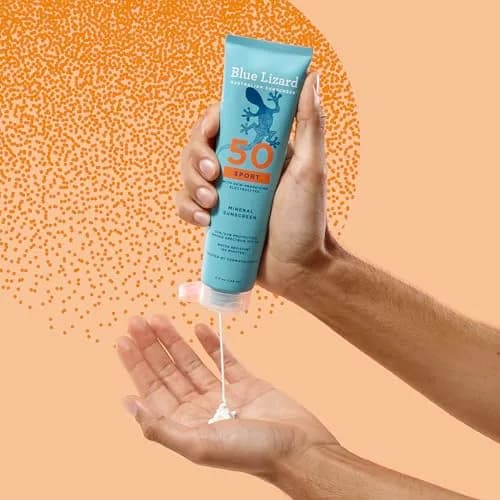 Blue Lizard Sport Mineral Sunscreen Lotion SPF 50 148ml (5 fl oz) | Dermatologist-Trusted Mineral Protection thumbnail 9