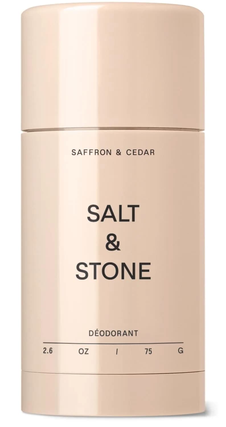 Salt & Stone Aluminum-Free Deodorant Saffron & Cedar 73.7g (2.6 oz) | Natural Odor Protection — Saffron & Cedar