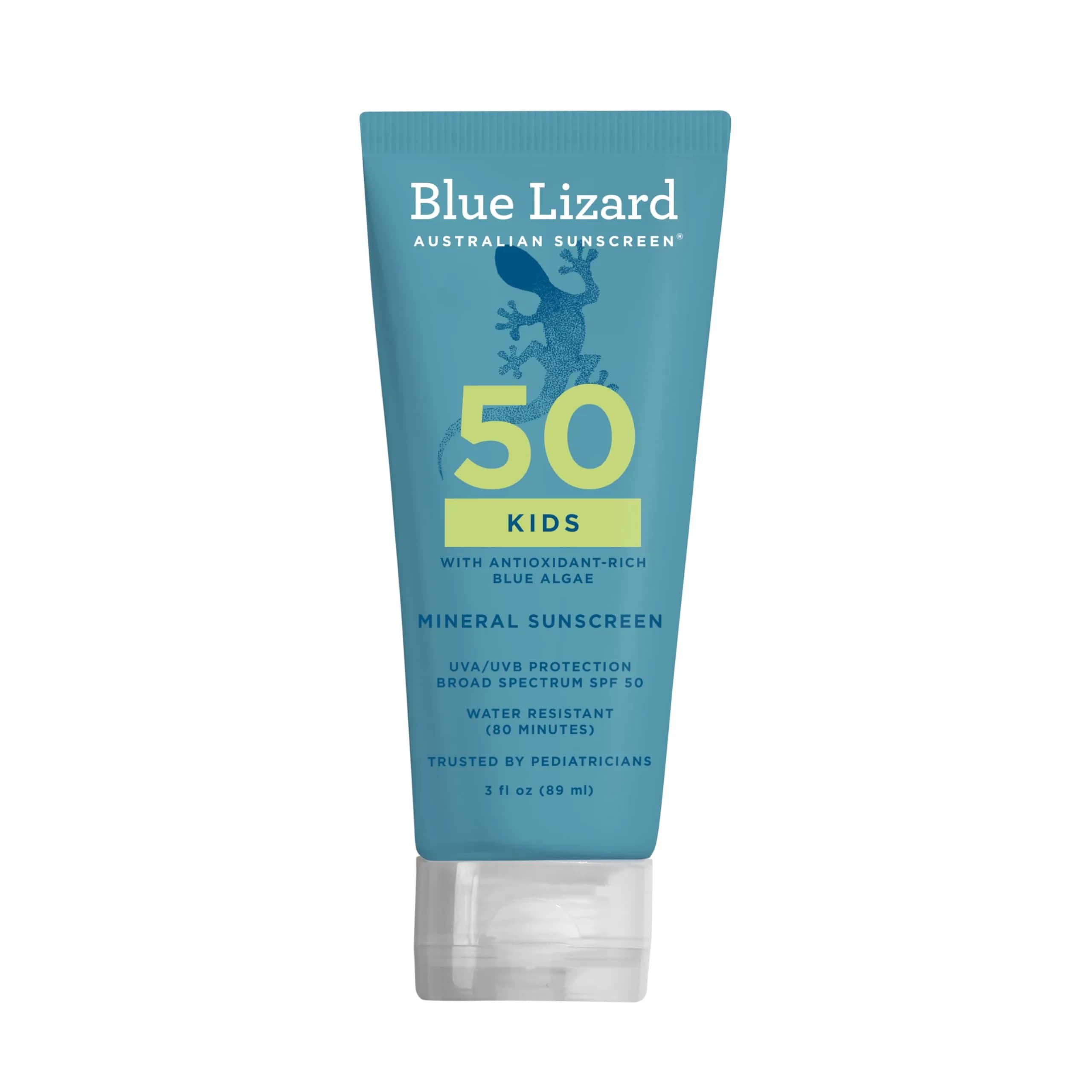 Blue Lizard Australian Kids Mineral Sunscreen Lotion SPF 50 89ml (3 fl oz) | Protects 98% UVB Rays - main product image