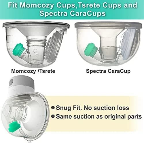 NENESUPPLY Duckbill Valves for Elvie Stride, Momcozy, Spectra CaraCup | 6 Count Green thumbnail 7