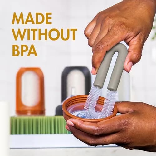 Boon Mod Replacement Baby Bottle Brushes - 4 Pack Nylon Bottle & Straw Cleaners for Baby Bottles thumbnail 5