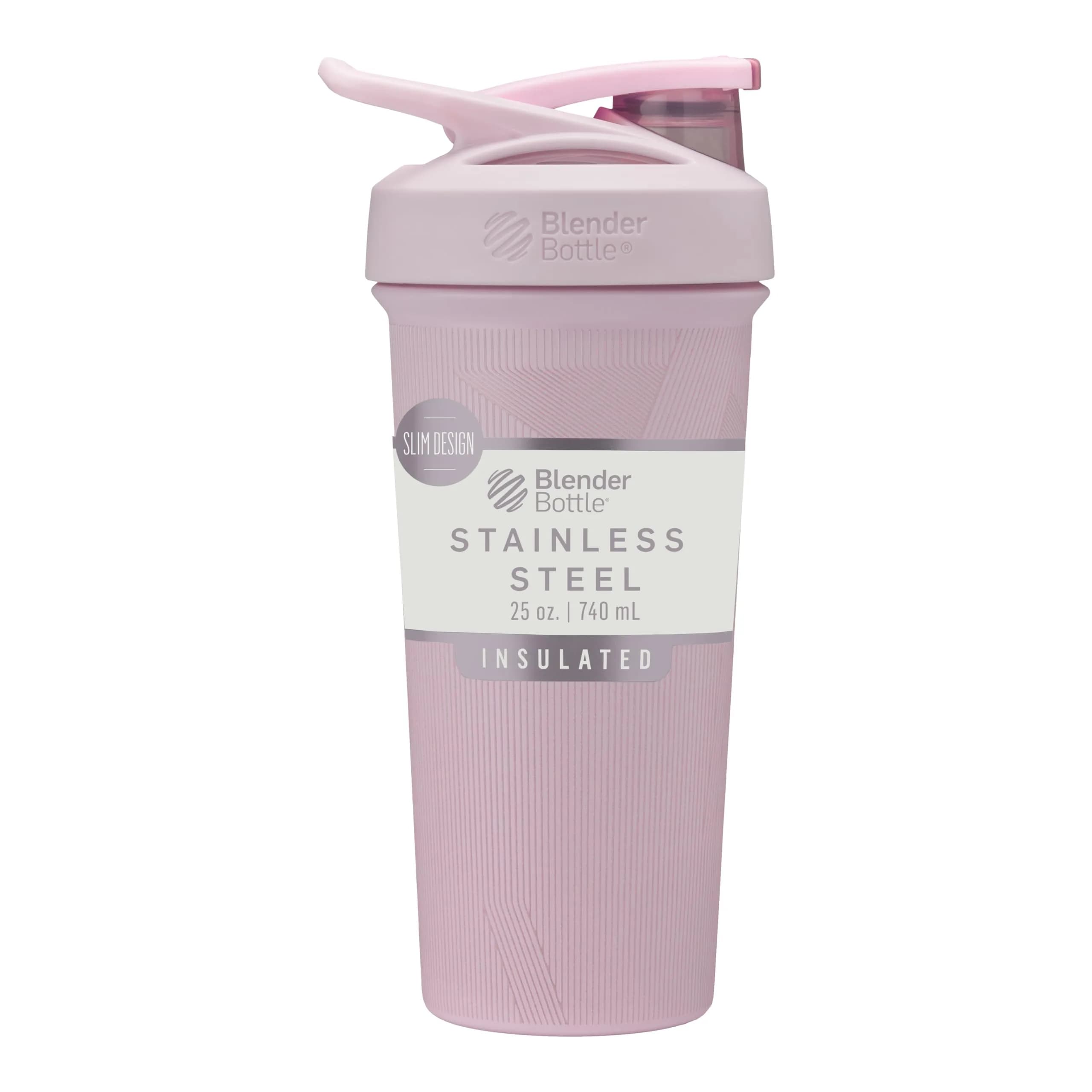BlenderBottle Strada Sleek 25 oz Stainless Steel Shaker Bottle | Keeps Drinks Cold for Hours