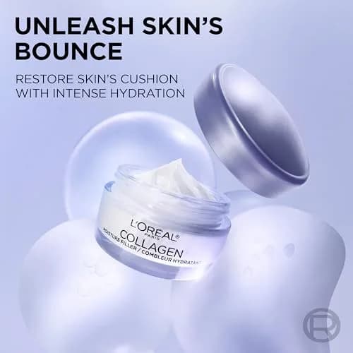 L'Oreal Paris Collagen Moisture Filler Face Cream 100ml (3.4 Oz) | Fragrance-Free Hydration for Plumper Skin thumbnail 3