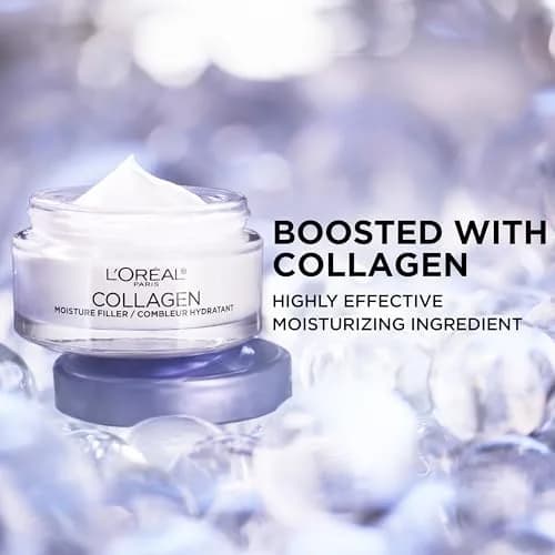 L'Oreal Paris Collagen Moisture Filler Face Cream 100ml (3.4 Oz) | Fragrance-Free Hydration for Plumper Skin thumbnail 5