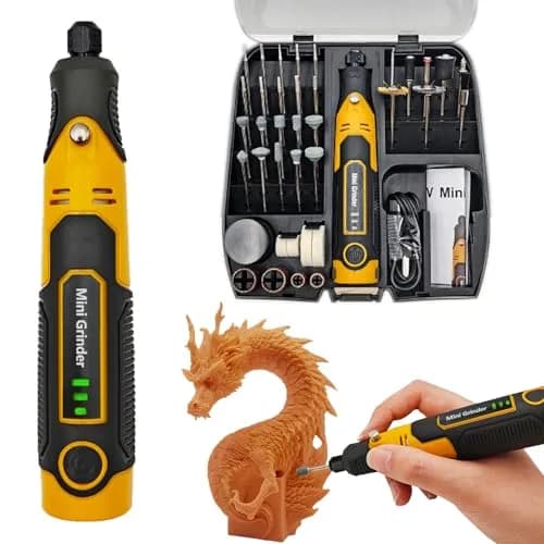 XIFOWE Resin Drill 3D Printed Resin Cured Sanding and Polishing Tool Kit | Versatile Rotary Tool for Resin Prints thumbnail 1
