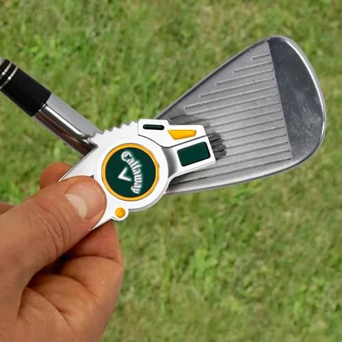 Callaway 4-in-1 Golf Divot Repair Tool Green/Yellow | Multi-Function Golf Essential thumbnail 3