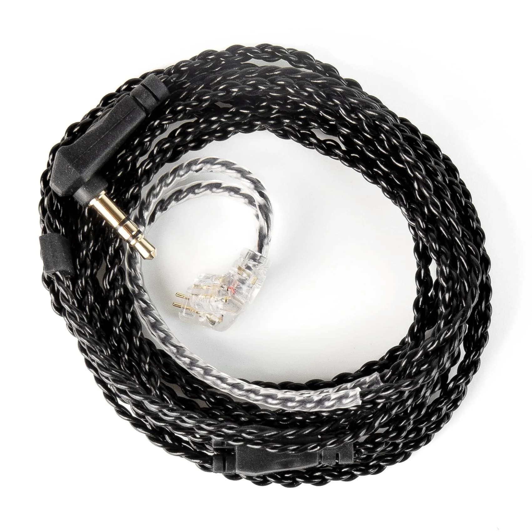 H HIFIHEAR KZ ZSN PRO Earphone Upgraded Cable 2M | 4N OFC Braided Twisted Replacement Wire - main product image
