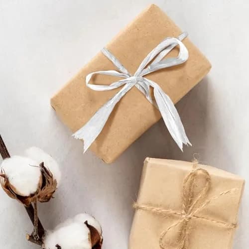 CREATRILL Raffia Paper Craft Ribbon 218 Yards (654 ft / 199 m) | Natural Rustic White thumbnail 5