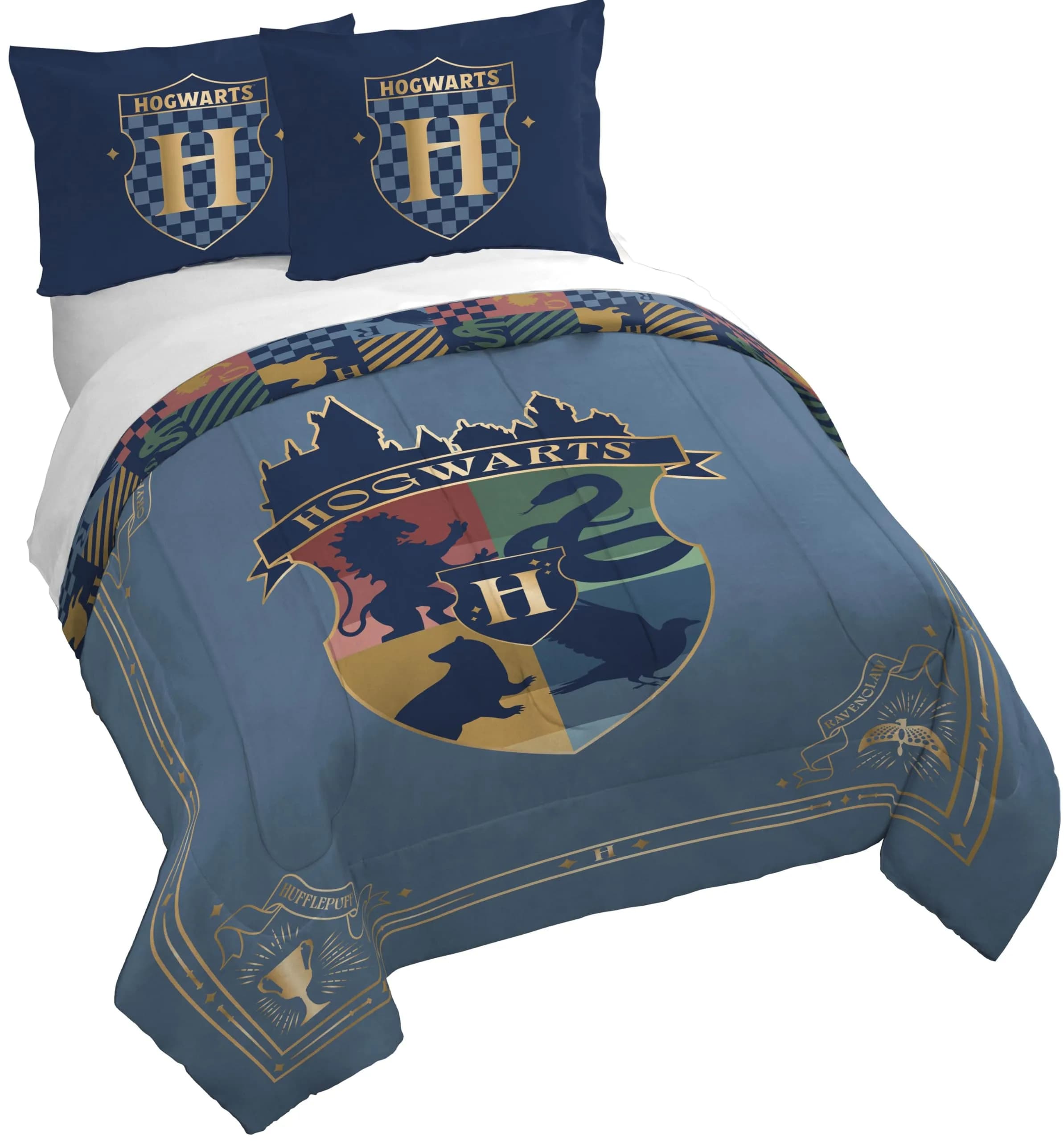 Jay Franco Harry Potter Duvet Cover Set Full Size 172cm x 218cm (68" x 86") | Officially Licensed Magical Charm - main product image