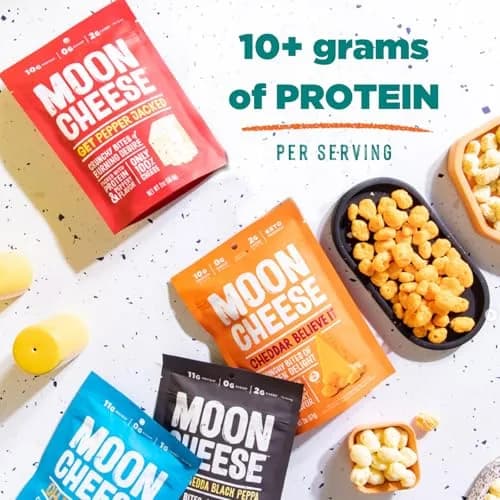 Moon Cheese Spicy Lunar Lime Cheese Bites | Protein-Rich, Keto & Gluten-Free Snack (6 oz total) thumbnail 7