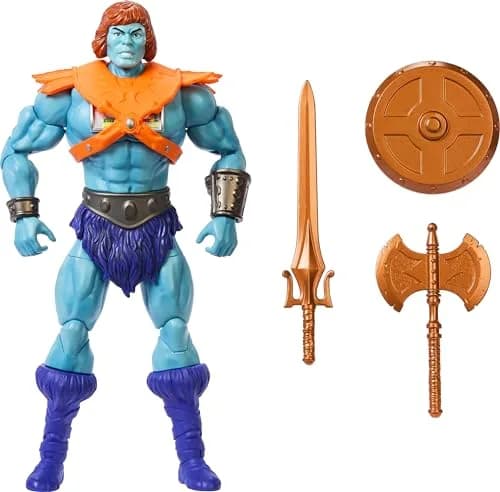 Masters of the Universe Masterverse Action Figure, Vintage Collection Faker, approx. 18 cm | Blue-Skinned Robot He-Man Villain with Accessories thumbnail 1