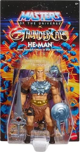 Masters of The Universe x ThunderCats 5.5 Inch Action Figure | Nostalgic Crossover Toy with Removable Armor & Mini Comic thumbnail 2