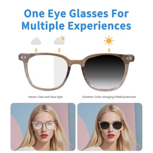 GenXenon Smart Glasses for Women Men | Bluetooth with Color-Changing Lenses thumbnail 4
