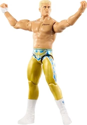 Mattel WWE Cody Rhodes Action Figure, Main Event Series 6-inch | Life-Like Look & 14 Articulation Points thumbnail 5