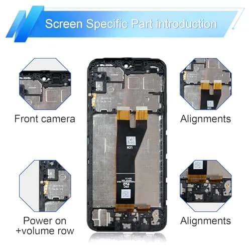 SIMDOG Samsung Galaxy A14 5G Screen Replacement SM-A146U with Frame, 170g (6 oz) | Full Assembly LCD Touch Display Digitizer thumbnail 5