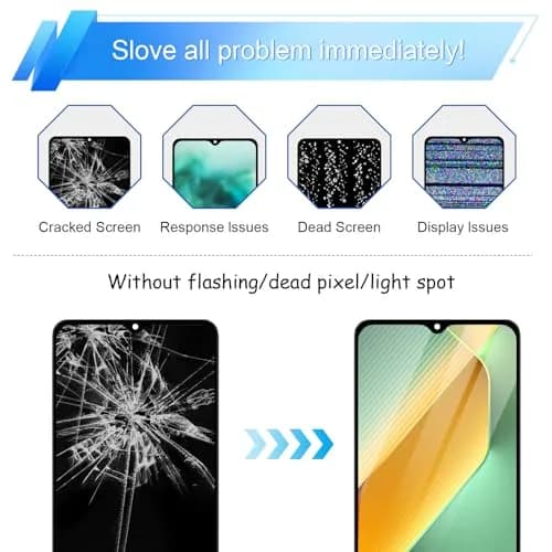 SIMDOG Samsung Galaxy A14 5G Screen Replacement SM-A146U with Frame, 170g (6 oz) | Full Assembly LCD Touch Display Digitizer thumbnail 7