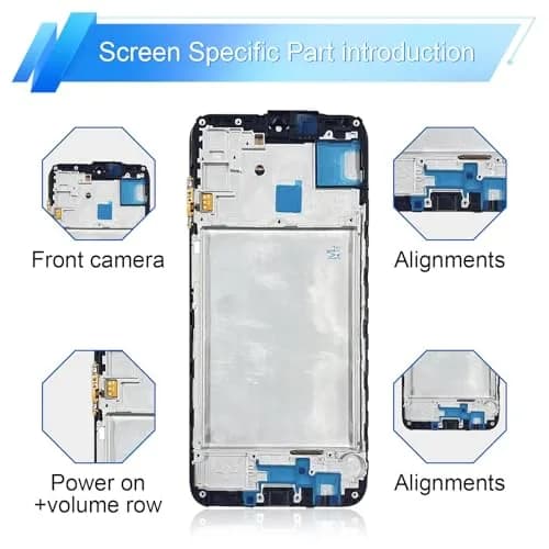 SIMDOG Samsung Galaxy A15 5G Screen Replacement SM-A156U with Frame 16.3 cm (6.4 inch) | Full Assembly LCD Display thumbnail 4