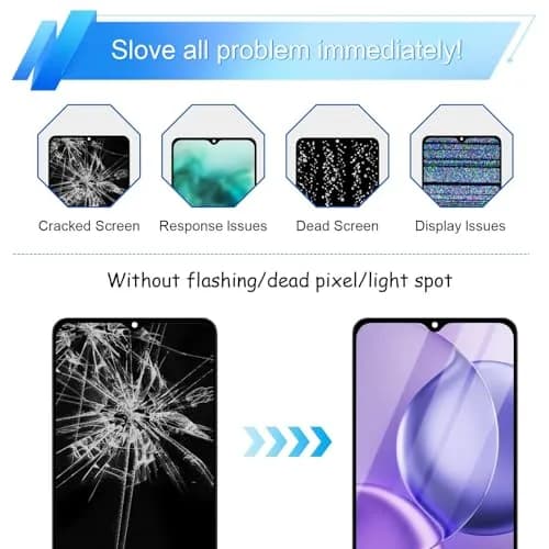 SIMDOG Samsung Galaxy A15 5G Screen Replacement SM-A156U with Frame 16.3 cm (6.4 inch) | Full Assembly LCD Display thumbnail 7