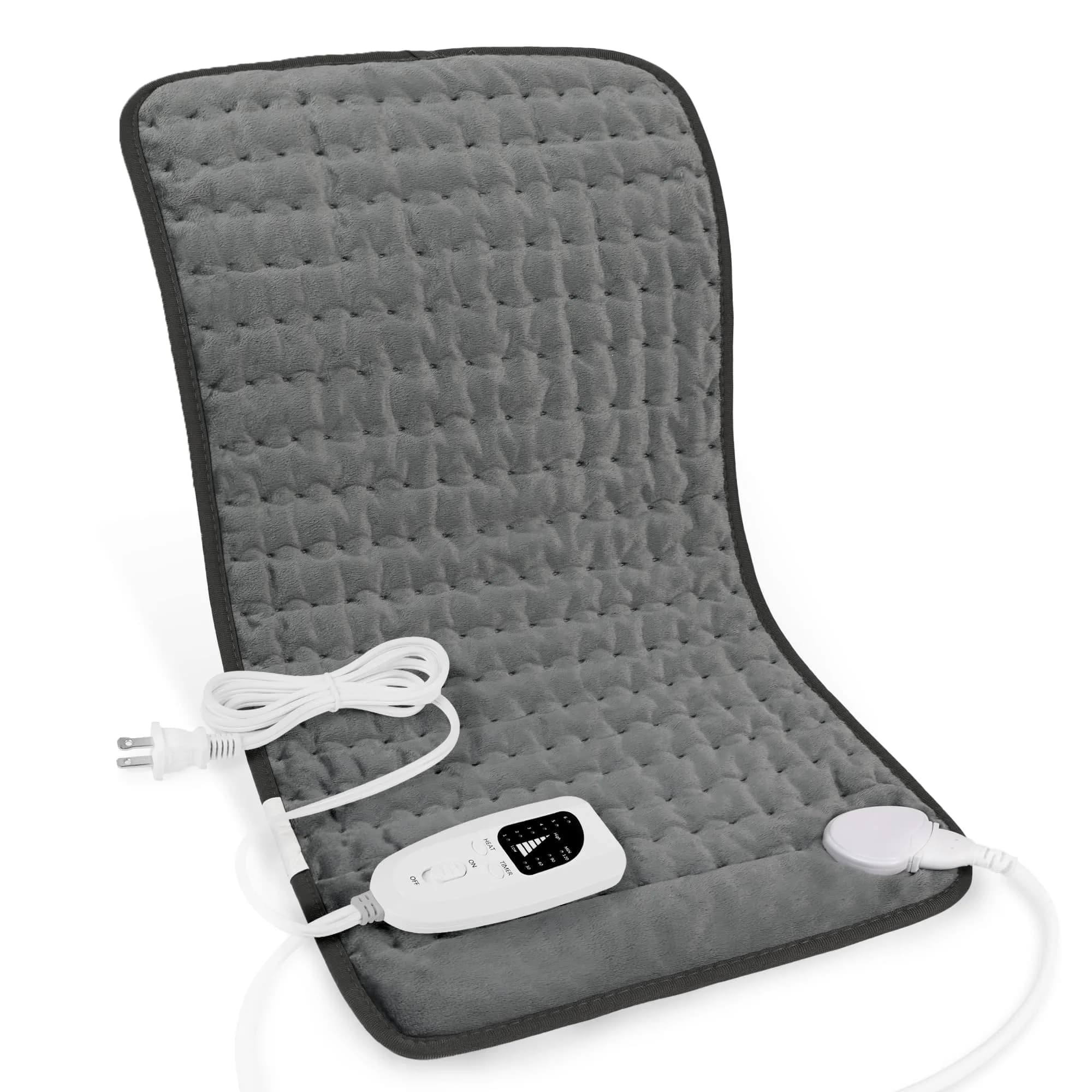 Deepsoon Electric Heating Pad for Back 30cm x 60cm (12"x24") | 6 Heat Settings, 2-Hour Auto Shut-Off - main product image