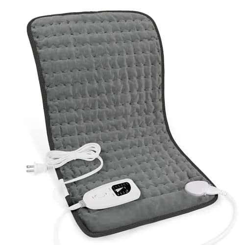 Deepsoon Electric Heating Pad for Back 30cm x 60cm (12"x24") | 6 Heat Settings, 2-Hour Auto Shut-Off thumbnail 1