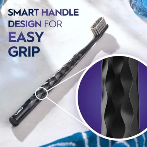Oral-B 3D White Brilliance Toothbrushes 4 Count Extra Soft | Tough on Plaque, Gentle on Gums thumbnail 5