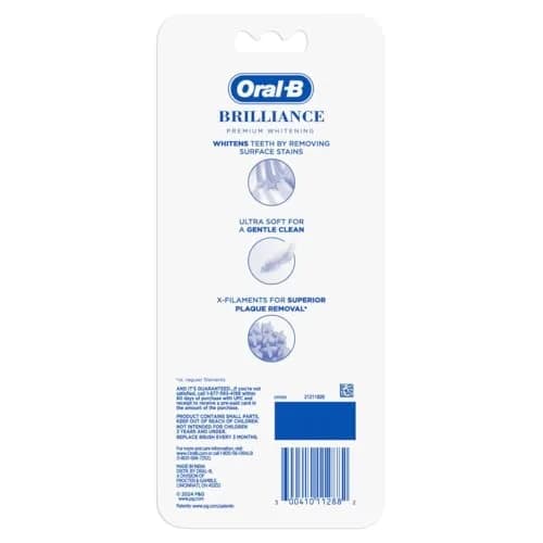 Oral-B 3D White Brilliance Toothbrushes 4 Count Extra Soft | Tough on Plaque, Gentle on Gums thumbnail 6
