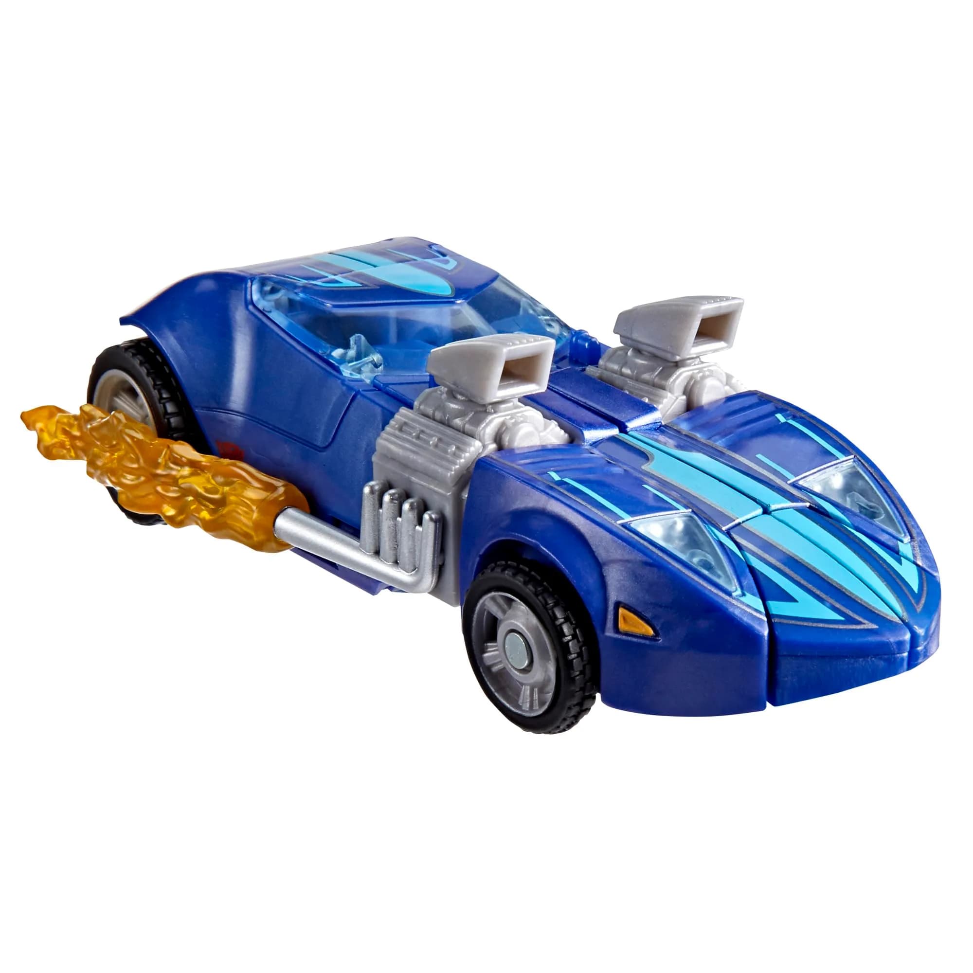 Transformers Collaborative Hot Wheels x Twin Mill Deluxe Class 5-Inch Robot Action Figure Converts to Racecar | Ages 8+ — Multicolor