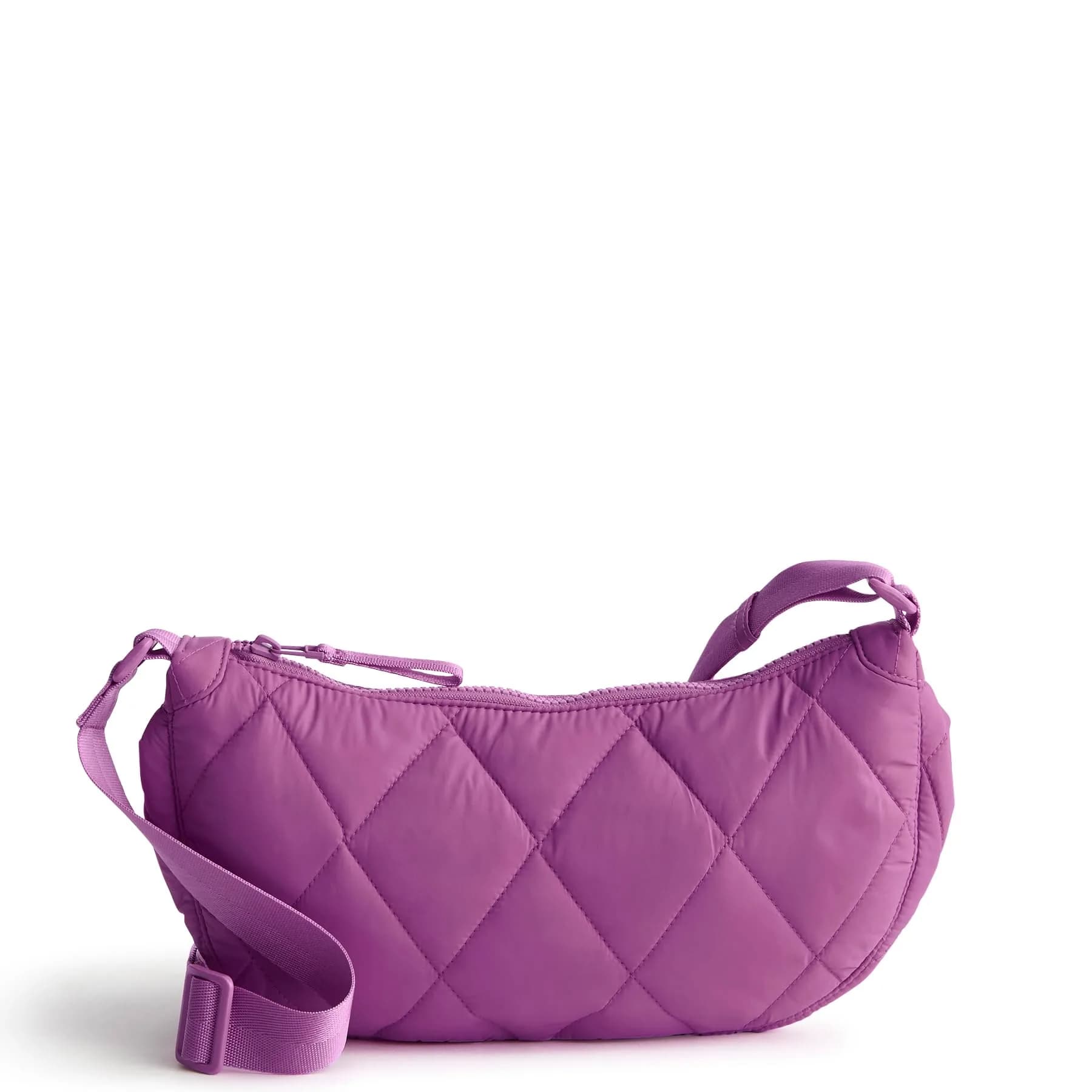 Vera Bradley Featherweight Springbrook Sling Crossbody Swirling Poppies | Compact, Lightweight & Stylish — Iris Orchid