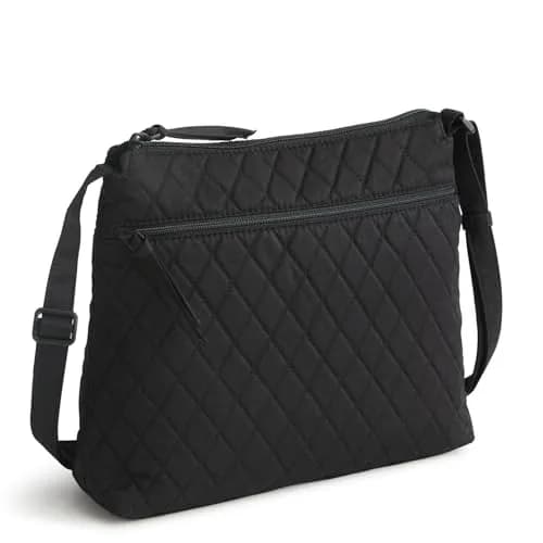 Vera Bradley Women's Premium Cotton Zip Hipster Crossbody Bag – Quilted Shoulder Purse – Moonless Night | Stylish, lightweight, organized, perfect for travel & daily use thumbnail 2