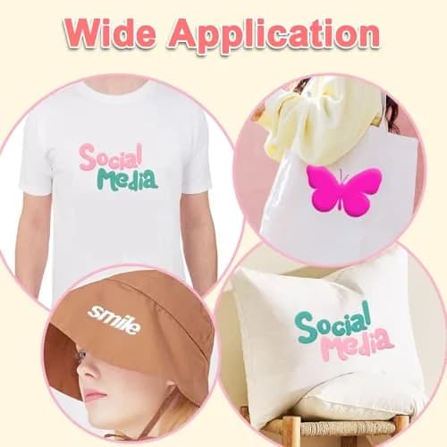 DUEUIOE Puff Vinyl Heat Transfer 12x10Inch | 3D Texture for T-shirts & Crafts thumbnail 5