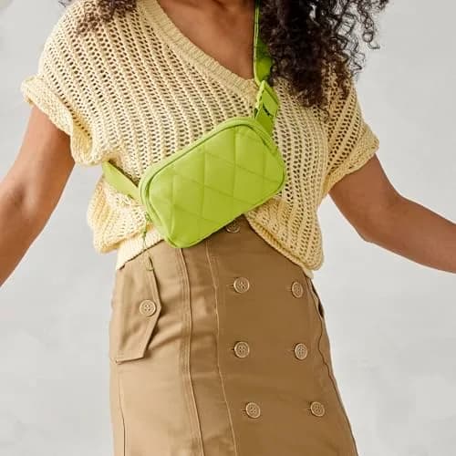 Vera Bradley Featherweight Woodward Small Belt Bag | Spinach Green, One Size thumbnail 4