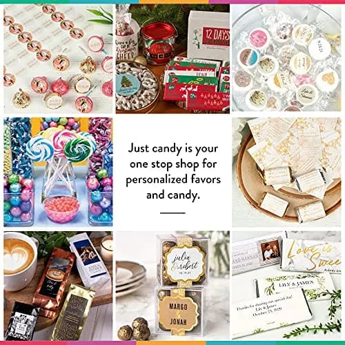 Just Candy 12ct Personalized Bat Mitzvah Candy Chocolate Bars - Pink Star of David | Custom Hershey's Milk Chocolate Favors thumbnail 9