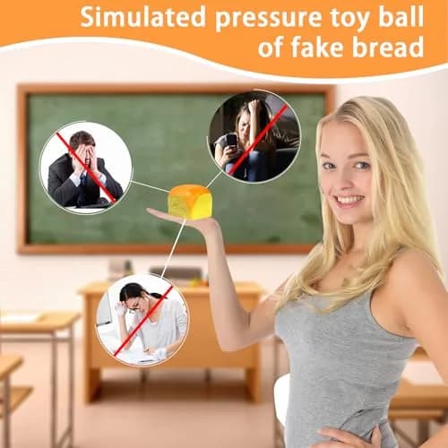 Generic Butter Slow Rising Squishy Toy 5.99 cm (2.36 in) | Non-Toxic PU Stress Ball thumbnail 9