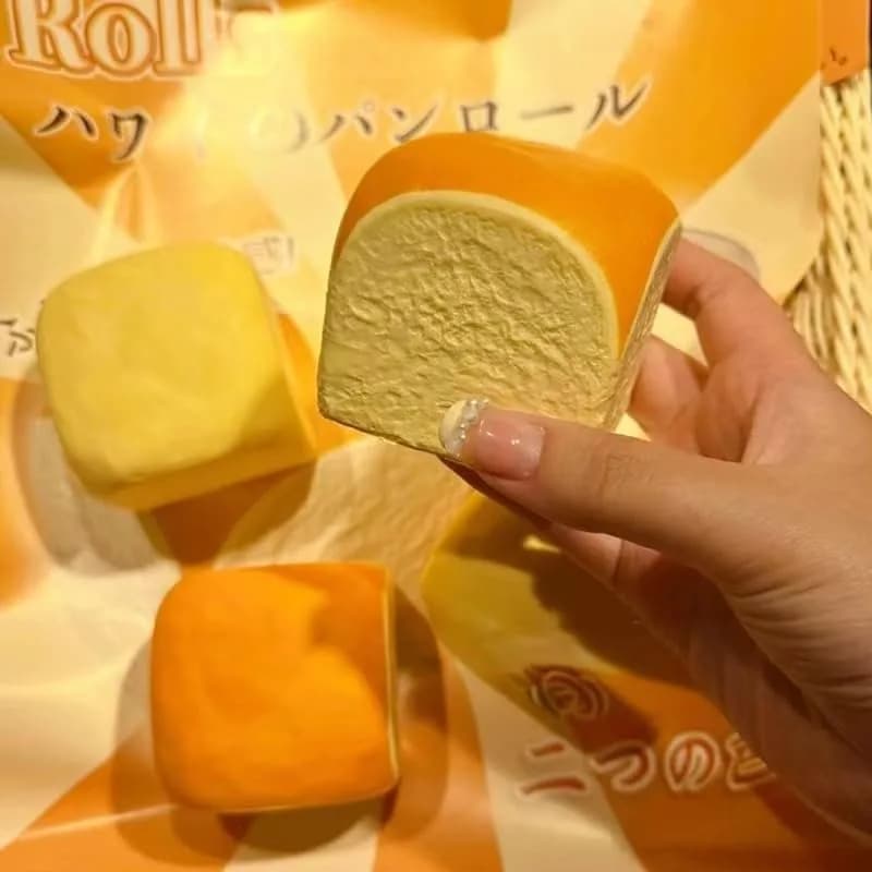 Generic Butter Slow Rising Squishy Toy 5.99 cm (2.36 in) | Non-Toxic PU Stress Ball thumbnail 3