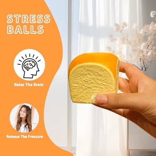 Generic Butter Slow Rising Squishy Toy 5.99 cm (2.36 in) | Non-Toxic PU Stress Ball thumbnail 4