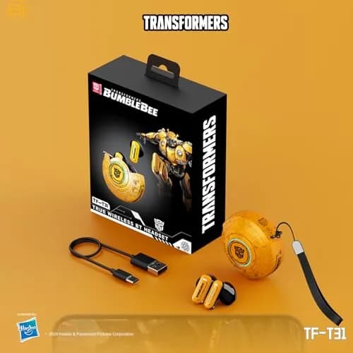 Transformers Earbuds T31 Bluetooth Wireless Gaming Earbuds with Mic, Low Latency in Ear Earbuds, Passive Noise Cancelling, HiFi HD Calling, Game/Music Modes (Bumblebee Yellow) thumbnail 9