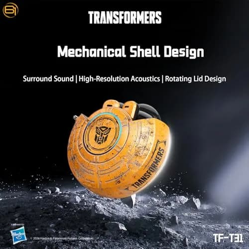 Transformers Earbuds T31 Bluetooth Wireless Gaming Earbuds with Mic, Low Latency in Ear Earbuds, Passive Noise Cancelling, HiFi HD Calling, Game/Music Modes (Bumblebee Yellow) thumbnail 3