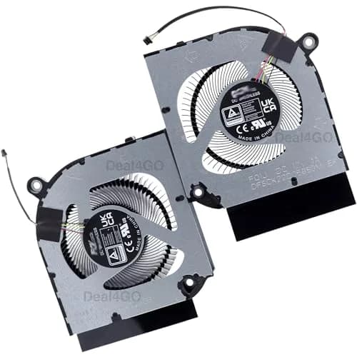 Deal4GO CPU & GPU Cooling Fan Replacement for Acer Predator Helios Neo PHN16-71 PHN18-71 | OEM 12V 4-Pin Black thumbnail 1