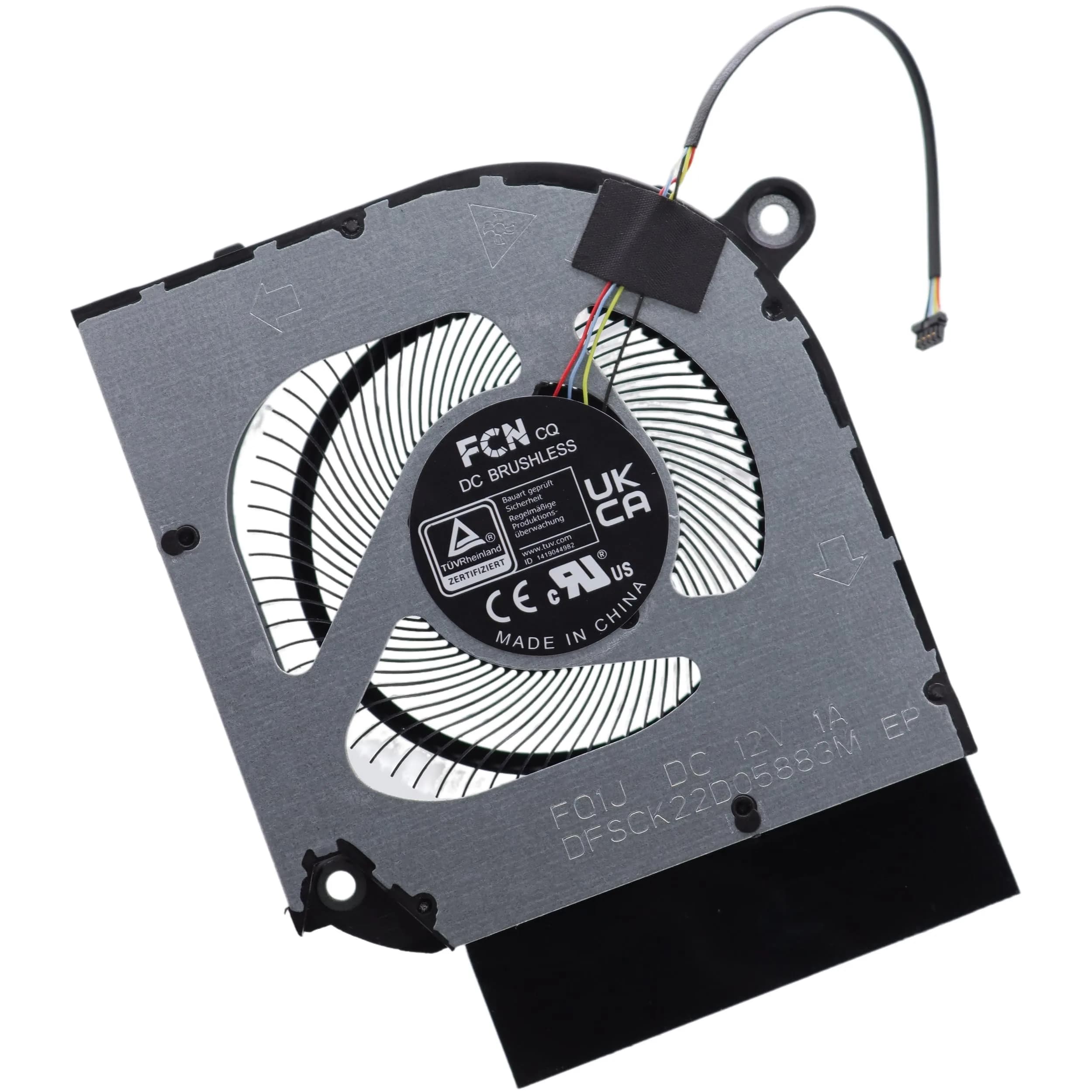 Deal4GO CPU Cooling Fan 23.QLTN7.002 Replacement for Acer Predator Helios Neo PHN16-71 PHN18-71 | OEM 12V 3W Fan - main product image