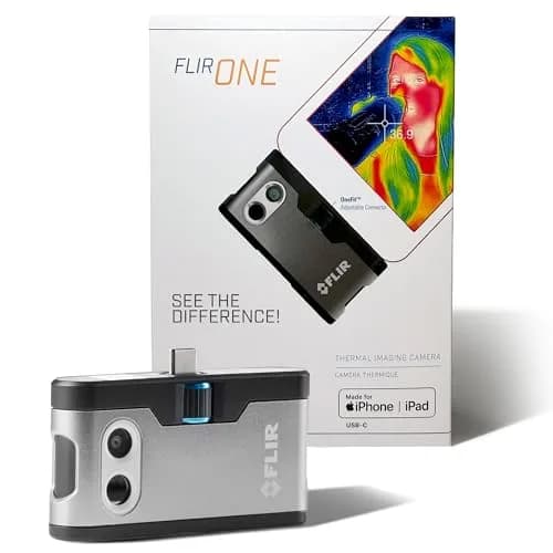 FLIR ONE Thermal Imaging Camera for iPhone USB-C (iPhone 15+) | 240x180 Super Resolution (80x60 Native IR) thumbnail 1