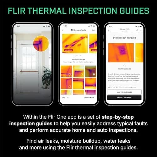 FLIR ONE Thermal Imaging Camera for iPhone USB-C (iPhone 15+) | 240x180 Super Resolution (80x60 Native IR) thumbnail 7