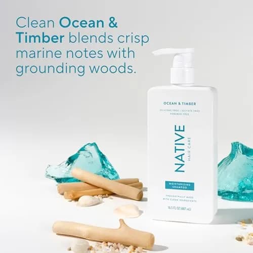 Native Ocean & Timber Shampoo and Conditioner Set | 490ml (16.5 Fl Oz Each) | Hydrates Dry Hair, Reduces Frizz thumbnail 9