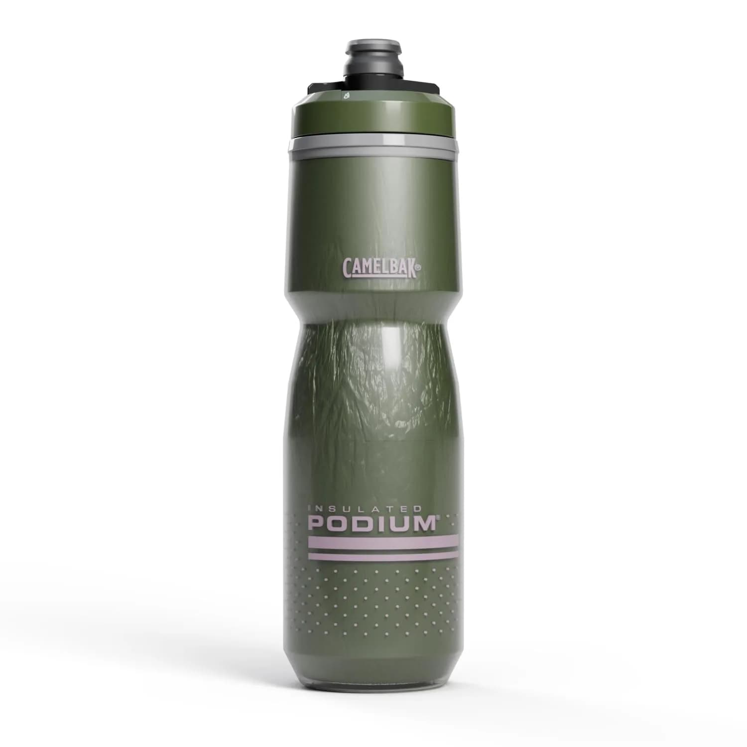 CamelBak Podium Chill Insulated Bike Water Bottle 710ml (24oz) | Keeps Water Cold Twice as Long — Deep Fern